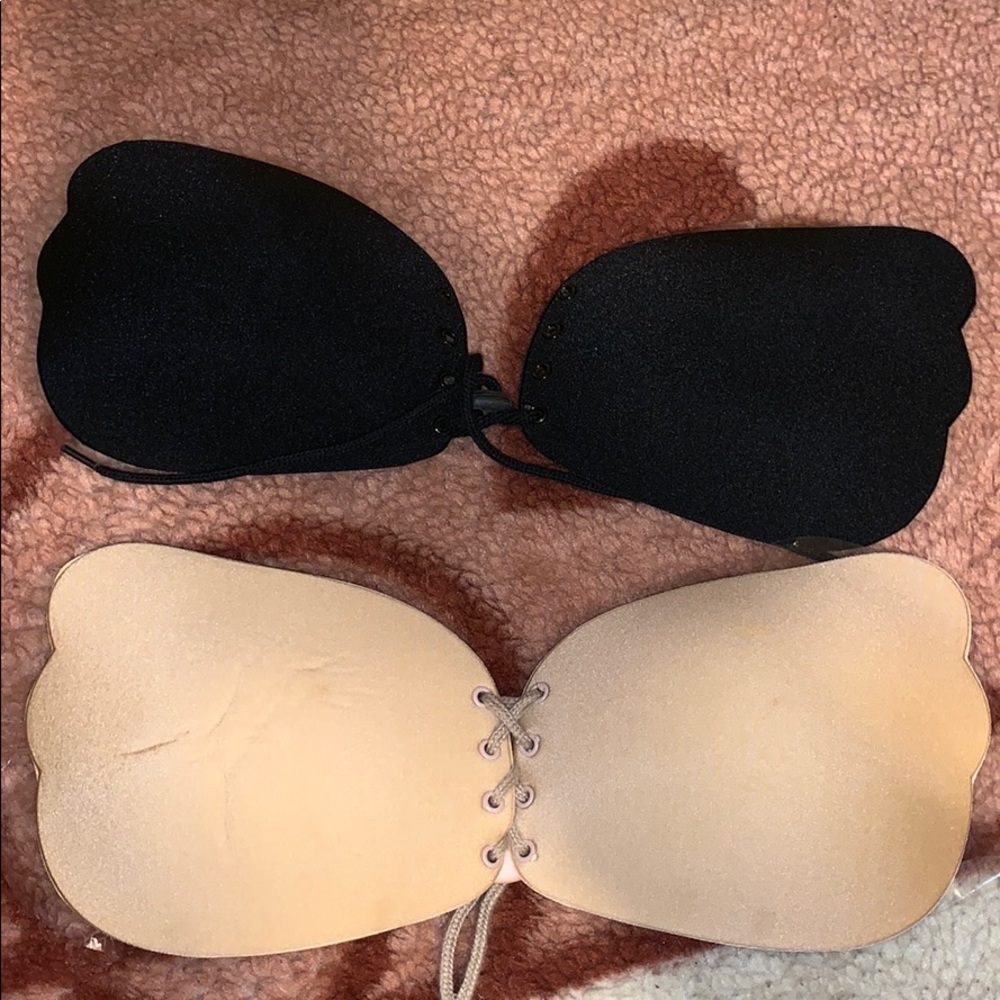 Two Strapless, Push-up, Stick-on | Wing Style Bra
